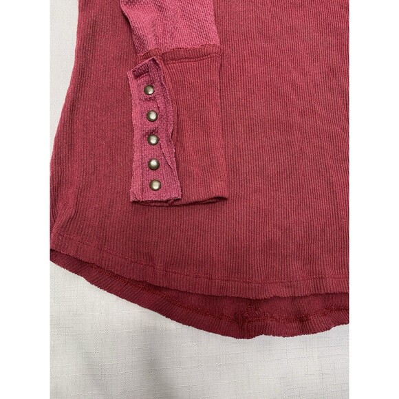 NWT FREE PEOPLE - We The Free - Freya Long Sleeve Mock Neck Thermal Top - Picture 5 of 13